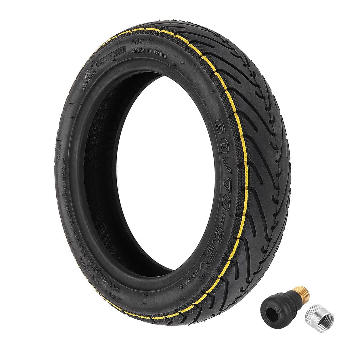 Hbaebdoo 10 Inch Tubeless Tire for Max G30 Electric Scooter 60/70-6.5 Front and Rear Tyre Replace Parts