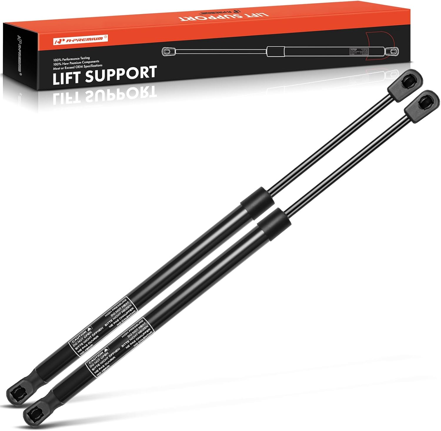A-Premium Rear Tailgate Lift Supports Shock Struts Compatible with Nissan Models - Murano 2015-2021 Sport Utility - Replace# 904515BF0A(2PC Set)