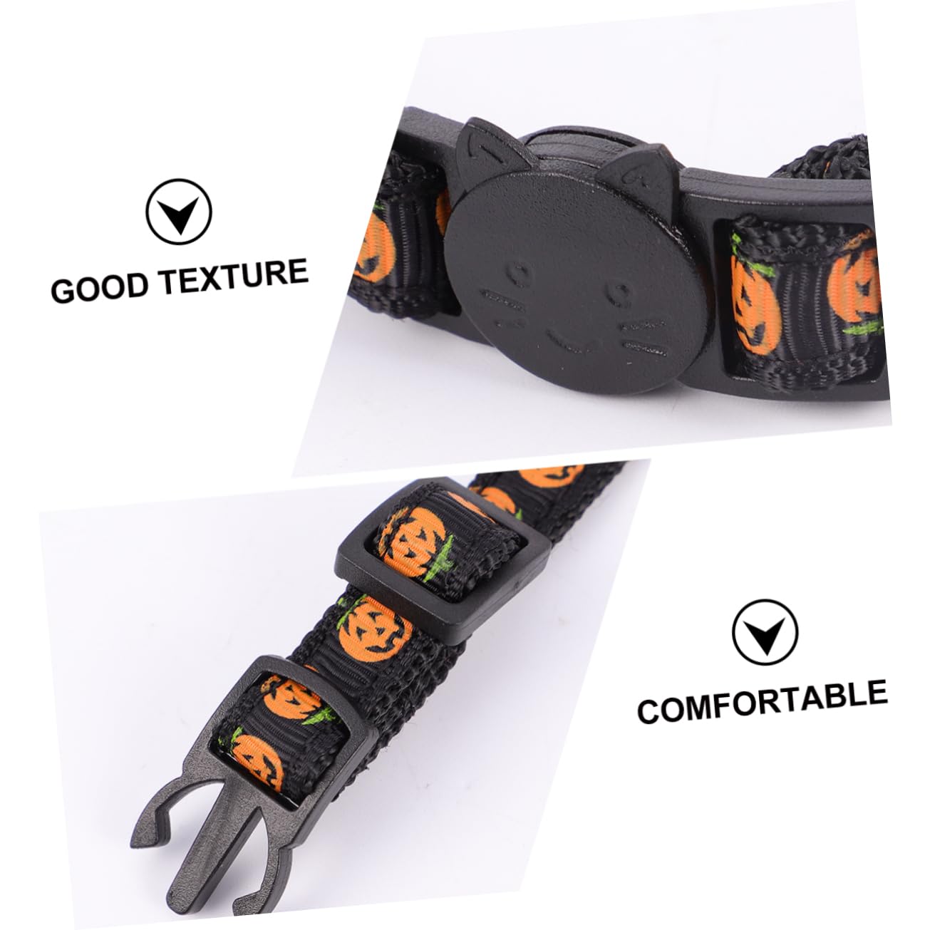 SUPVOX 9pezzi Collari Per Gatti Con Campanellino Regolabile Per Halloween Zucca Teschio Ragnatela Collare Alla Moda Per Festività e Feste Di Animali Domestici