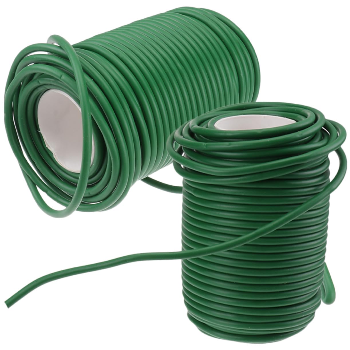 Attaches de Fixation pour Plantes de Jardin, 2 Rouleaux Tpr Fer Vert