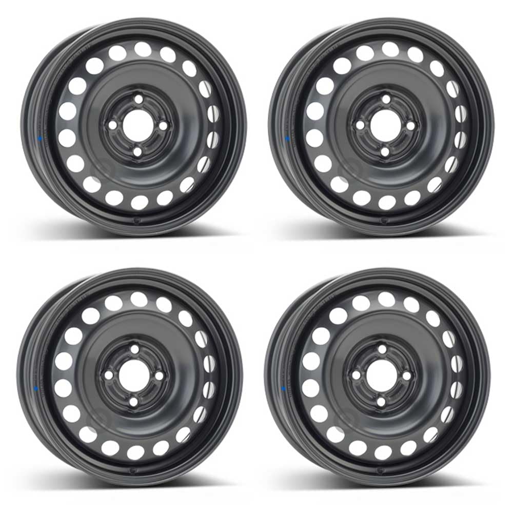 4x Alcar Stahlfelgen 4-7775 6.0Jx15 ET40 4x100 kompatibel mit Dacia Dokker Lodgy