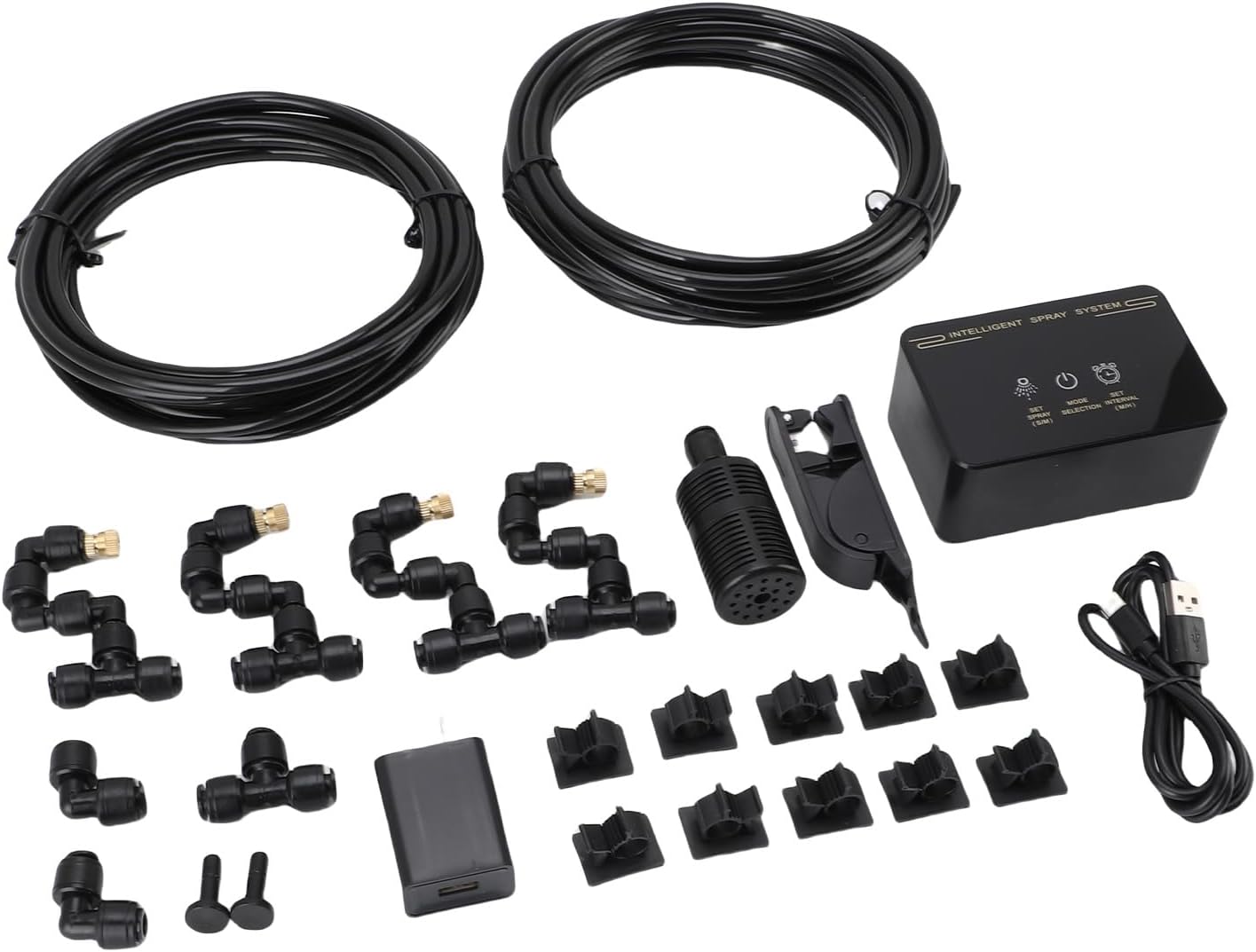 TOPINCN Smart Reptile Misters, Reptile Humidifiers Automatic Terrarium Misting System with Timer Function, for Glass Containers and Rainforest Enclosures (US Plug)