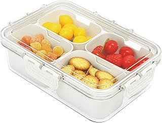 Soddeph Divided Serving Tray with Lid