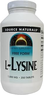 Source Naturals源自然色 L-赖氨酸1000mg 250片[海外直送品] [平行进口商品]