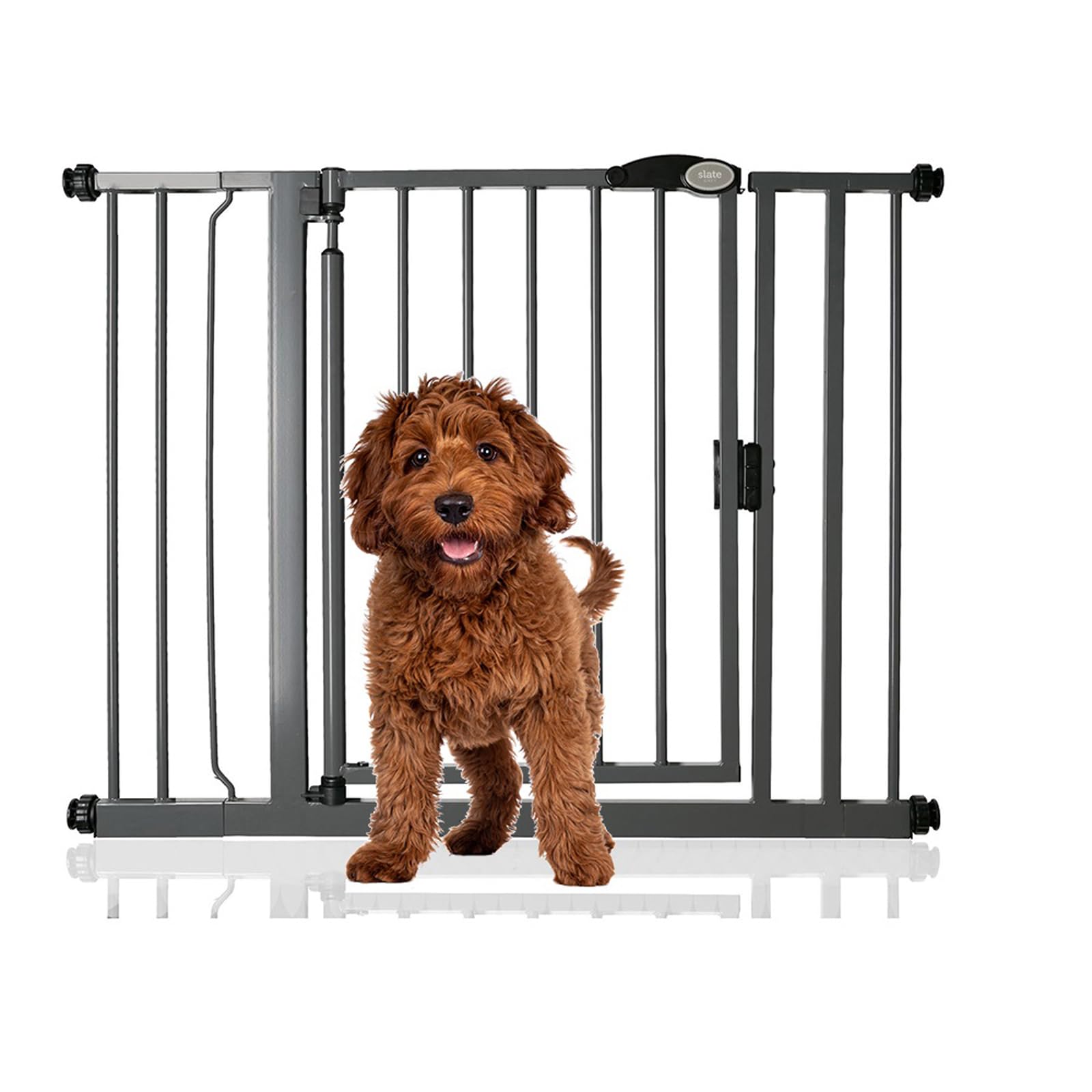 Bettacare Auto Close Pet Gate, 75cm - 82cm, Matt Black, Pressure Fit Stair Gate for Dog & Puppy, Safety Barrier for Doors Hallways and Spaces, Easy Installation — view 13