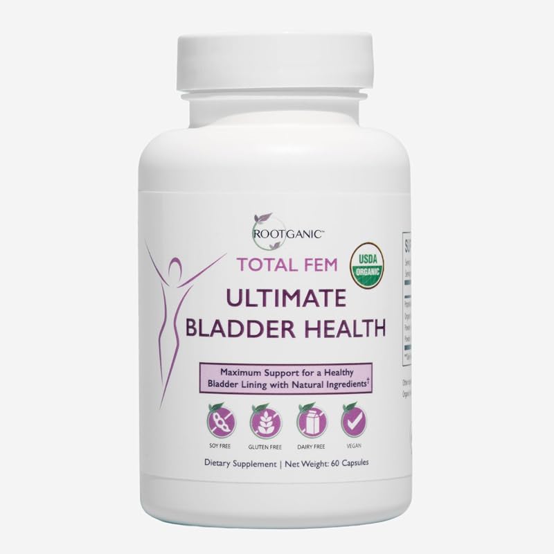 Rootganic Suplemento Fitoterápico para Mulheres com D-manose, cranberry, uva-ursi e hibisco – 60 cápsulas