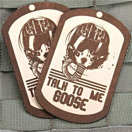 Violent Little Machine Shop 1050 Coyote Talk to me Goose Top Gun Morale Patch
