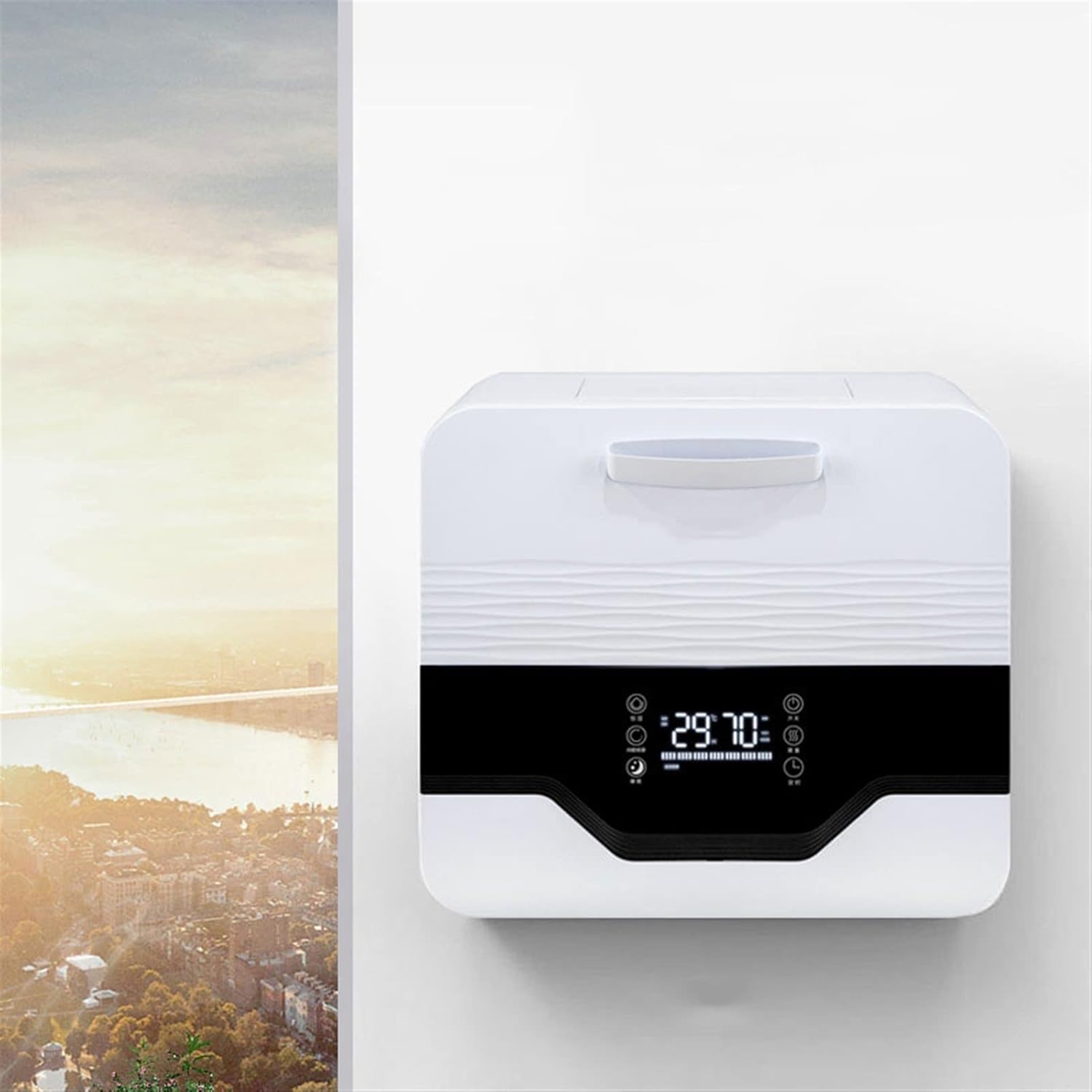 Wall-mounted Humidifier 5L Large Capacity Timing Humidifier Intelligent Constant Humidity Humidifier, 45-95% RH Humidifity for Large Room Mist Humidifier