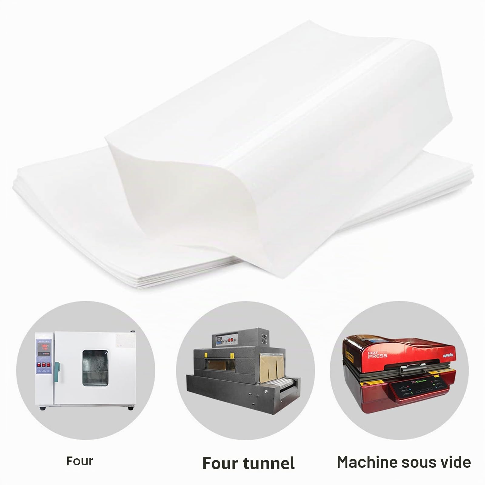 20PC Film d'Emballage Rétractable Pour Sublimation,Film Rétractable de Transfert de Chaleur en PET,Films Thermorétractables de Tasse,Films de Sublimation Thermorétractables pour Gobelets,127 * 257MM