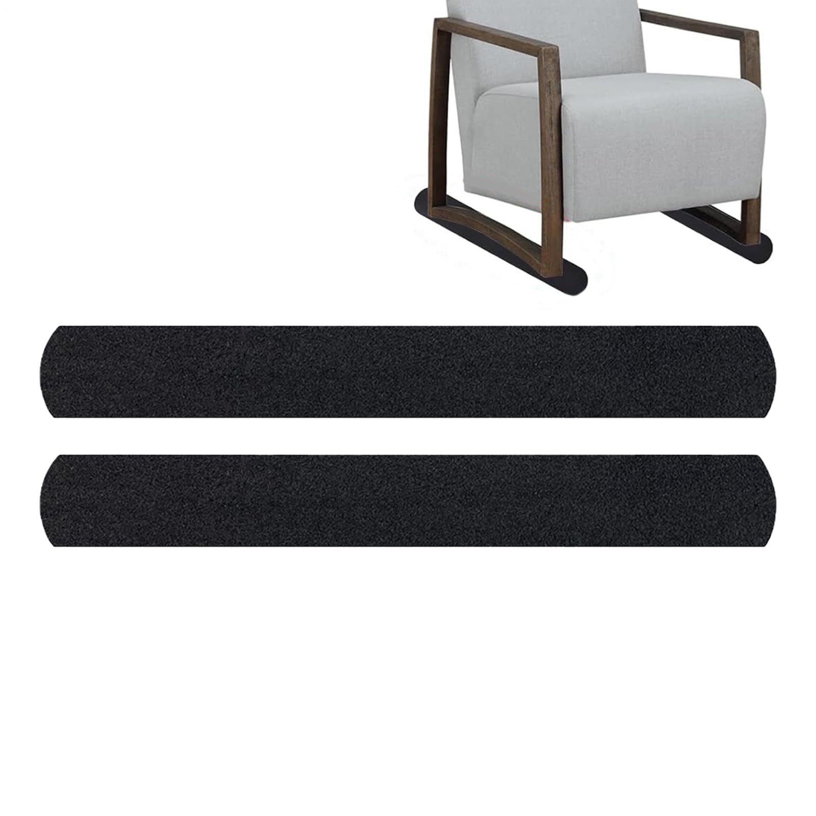 Protector de riel antideslizante para evitar que el sofá raye el suelo de madera