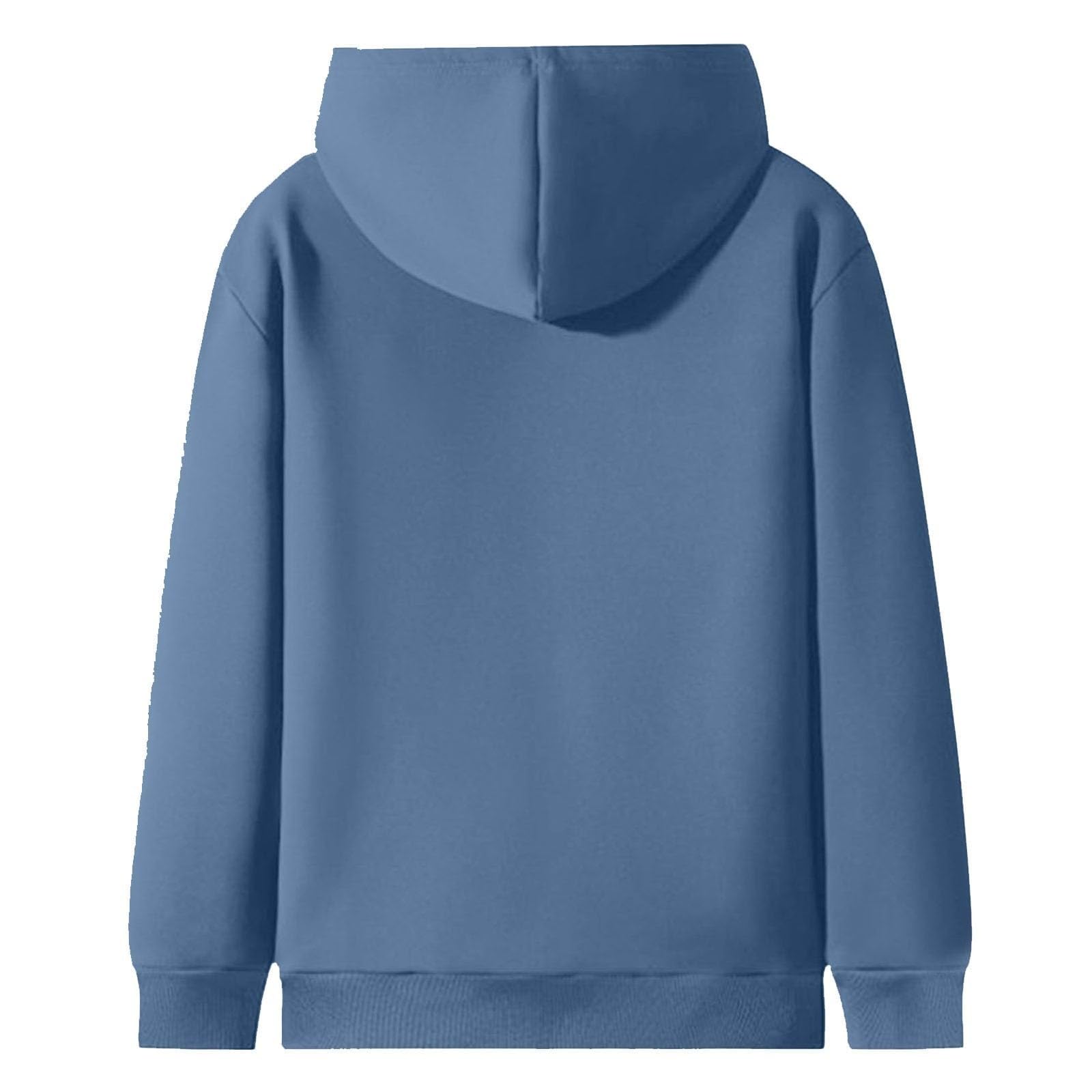 Generisch Giacca invernale da donna pesante con cappuccio foderata in pile per l'inverno, calda capispalla accogliente, maglione frontale aperto, cardigan