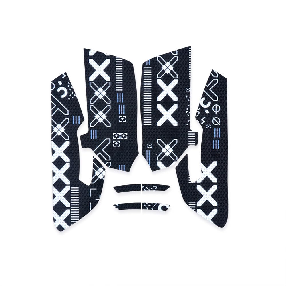 Cool Patterns Textures Grip Tape Compatible for Razer Viper/Viper Ultimate Gaming Mouse (Black)