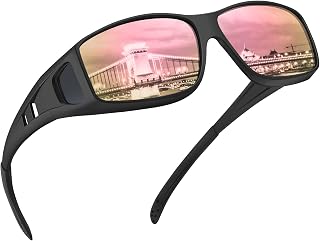 Night Driving Glasses Night Vision Glasses Fit Over Glasses Sunglasses for Men Polarized Sunglasses - Tnnaiko