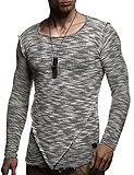 KOMBINIERMÖGLICHKEITEN: Das Herren Sweatshirt mit Rundhalsausschnitt / Rundkragen passt sich jeder Alltagssituation (zur Arbeit / Business, in Freizeit oder auf Party) an und kann in verschiedenen Styles kombiniert werden. Egal ob Sie eine Jeans Hose tragen oder eine Chino hose. Ebenfalls optimal passend unter einer Herren Sweat-Jacke oder einer Lederjacke. Ein cooles, modernes und lässiges Jungen Langarm-Shirt für Sommer, Herbst, Frühling sowie Winter.