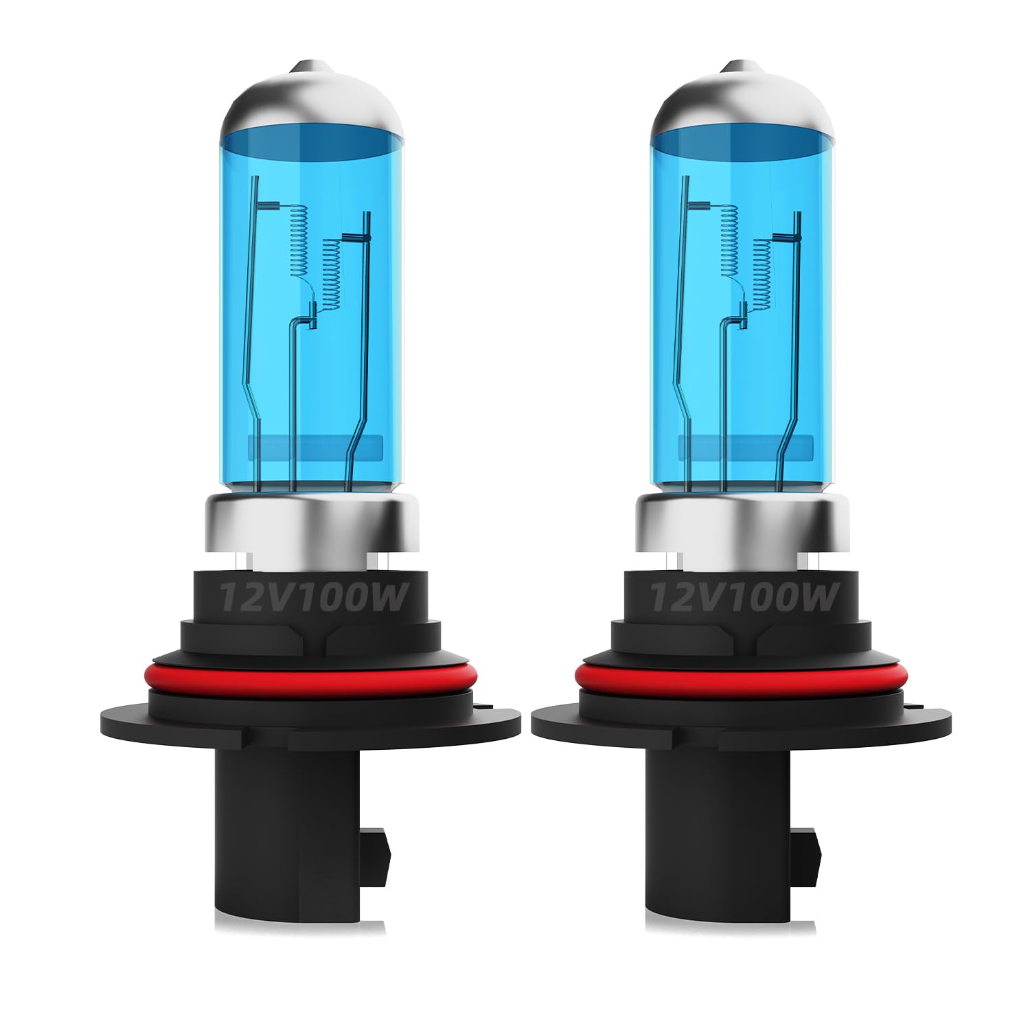 Photo 1 of DMEPUGI Headlight Bulbs Fit For Dodge Ram 1994-2007, 9007 High Low Dual Beam Combo, Super Bright 5500K White Light High Performance Halogen Light Bulbs, 2PCS
