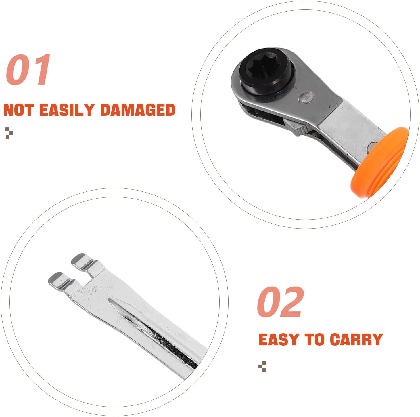 2pcs Double Square Air Brake Tools Fork End Adjuster Release Wrench Automatic Slack Adjustments Tool for Air Brake System Adjustment