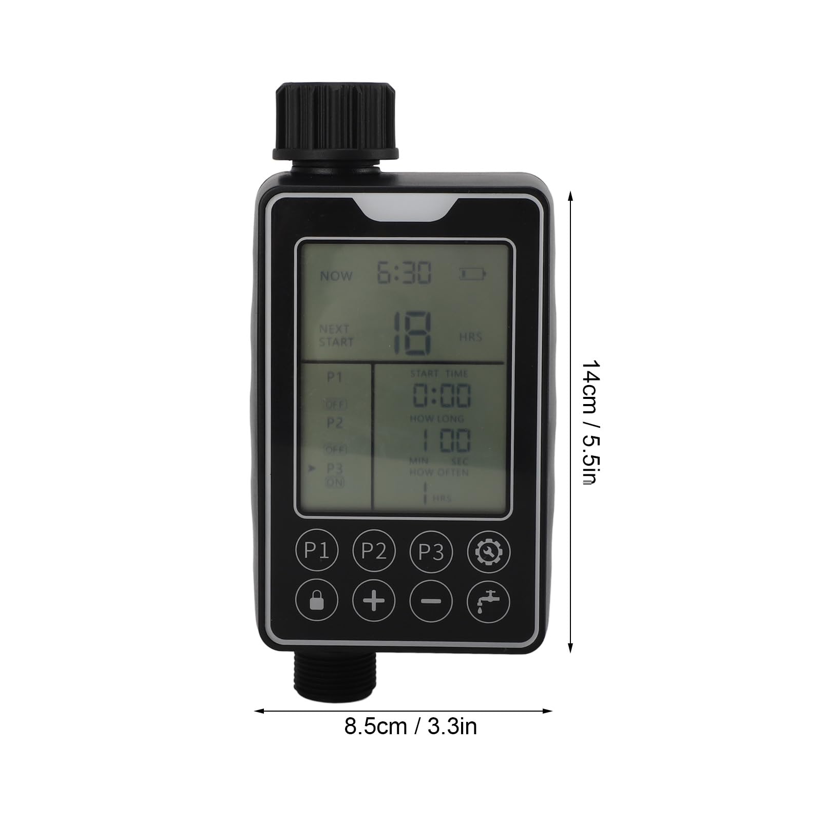 Timer per irrigazione per esterni Timer per acqua intelligente Touch Screen di irrigazione impermeabile per giardino prato 1 presa