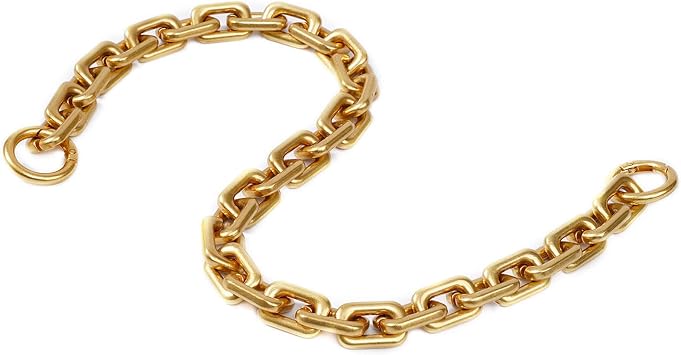 22.5 Inch Gorgeous Heavy Metal Bag Chain Purse Handle Shoulder Strap Replacement Antique Gold, Small