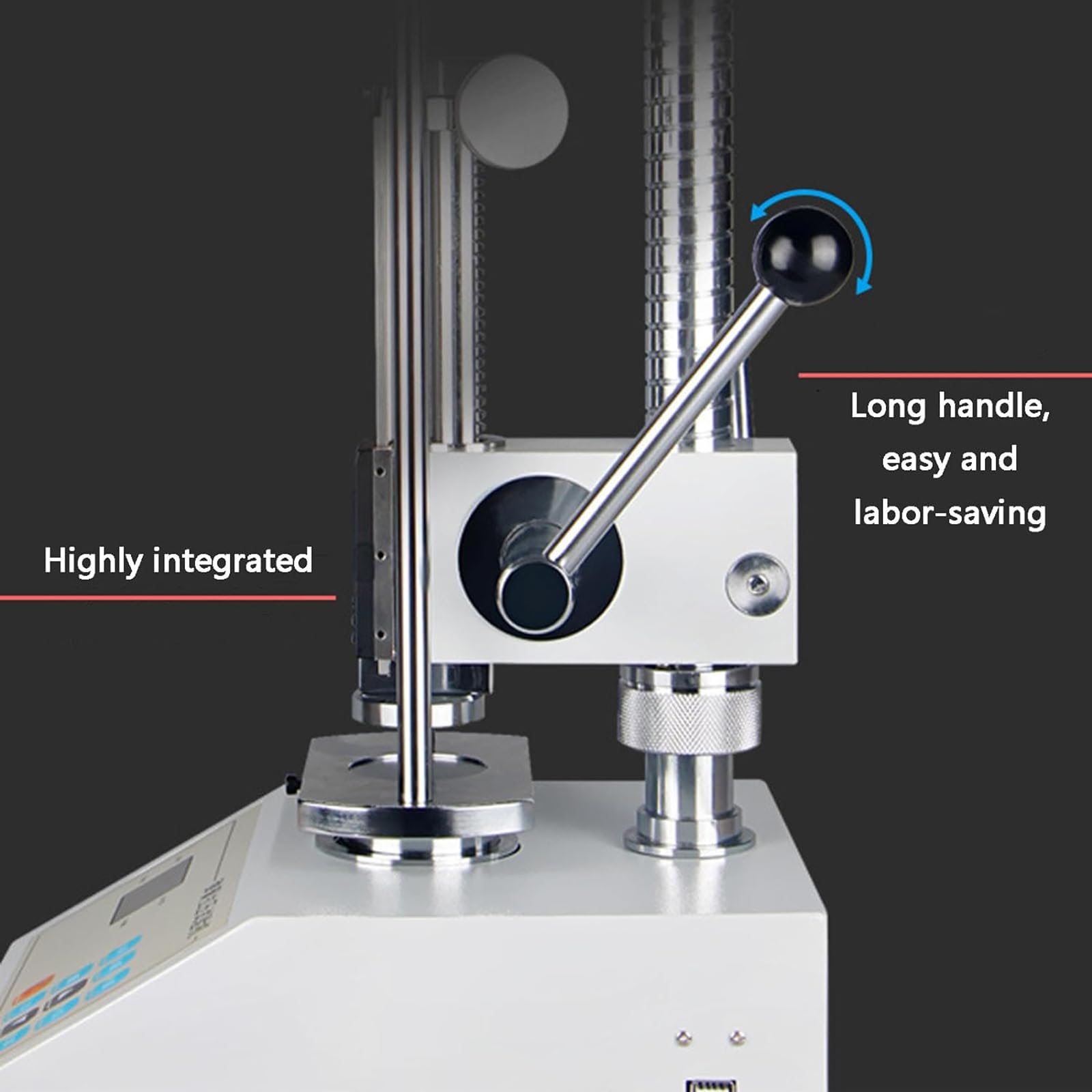 Medidor de fuerza digital de tracción y compresión, 3 modos en tiempo real/pico/pico automático, pantalla LCD, unidad N/kg/LB, instrumento de medición