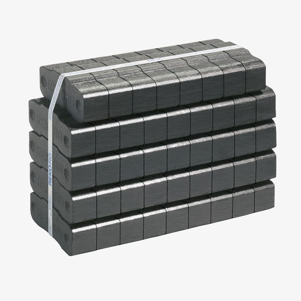 Riscaldamento professionale, 25 kg di lignite di carbone | fasci bricchette | stufa | camino - alto contenuto energetico e quindi emissione di calore molto elevata