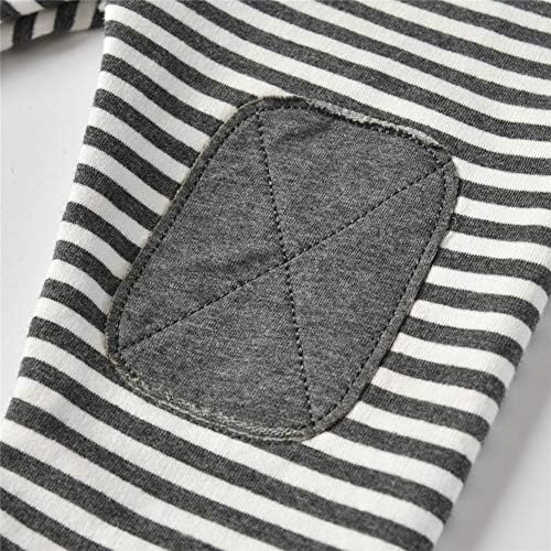 Infant Baby Boy Clothes Long Sleeve Hoodie Outfits Sweatshirt Tops Pants Clothing Set with Pockets 6 61PdR2PhPgL. AC