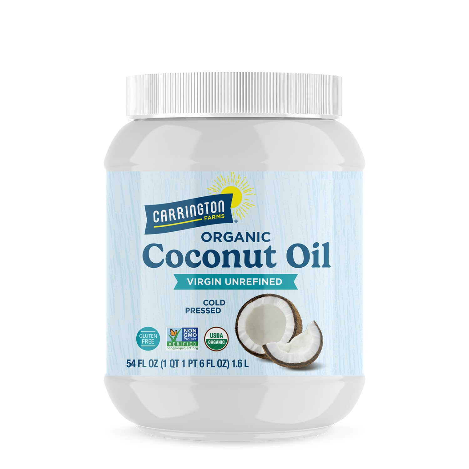 Amazon.com: Carrington Farms Organic Refined Coconut Oil, Cold
