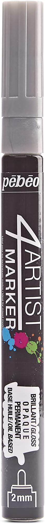 PEBEO4Artist Marker, Oil Paint Marker, 2 mm - Silver
