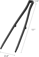 Vista 7 de Yamazaki Home Tower - Utensilios de cocina de silicona, color negro, pinzas y silicona