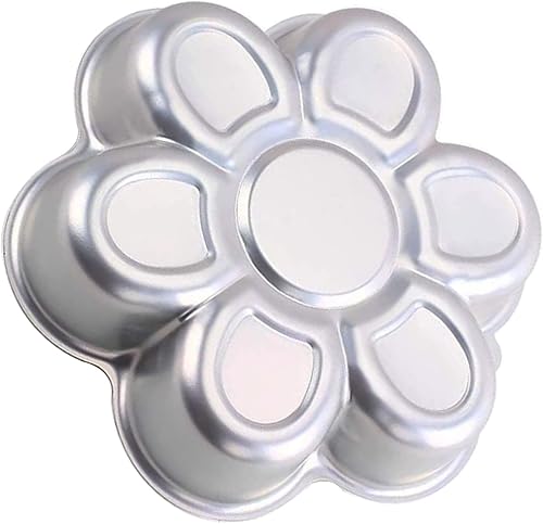 Miniatura 7 de Molde de aluminio de la torta de la forma de la flor 3D de la torta del fondant de la torta que decora el cumpleaños de los moldes de las