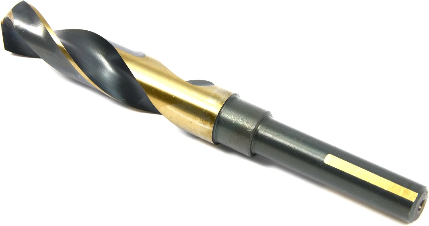 Forney 20670 Drill Bit Industrial Pro Silver and Deming with Flatted 1/2-Inch Shank, 23/32-Inch