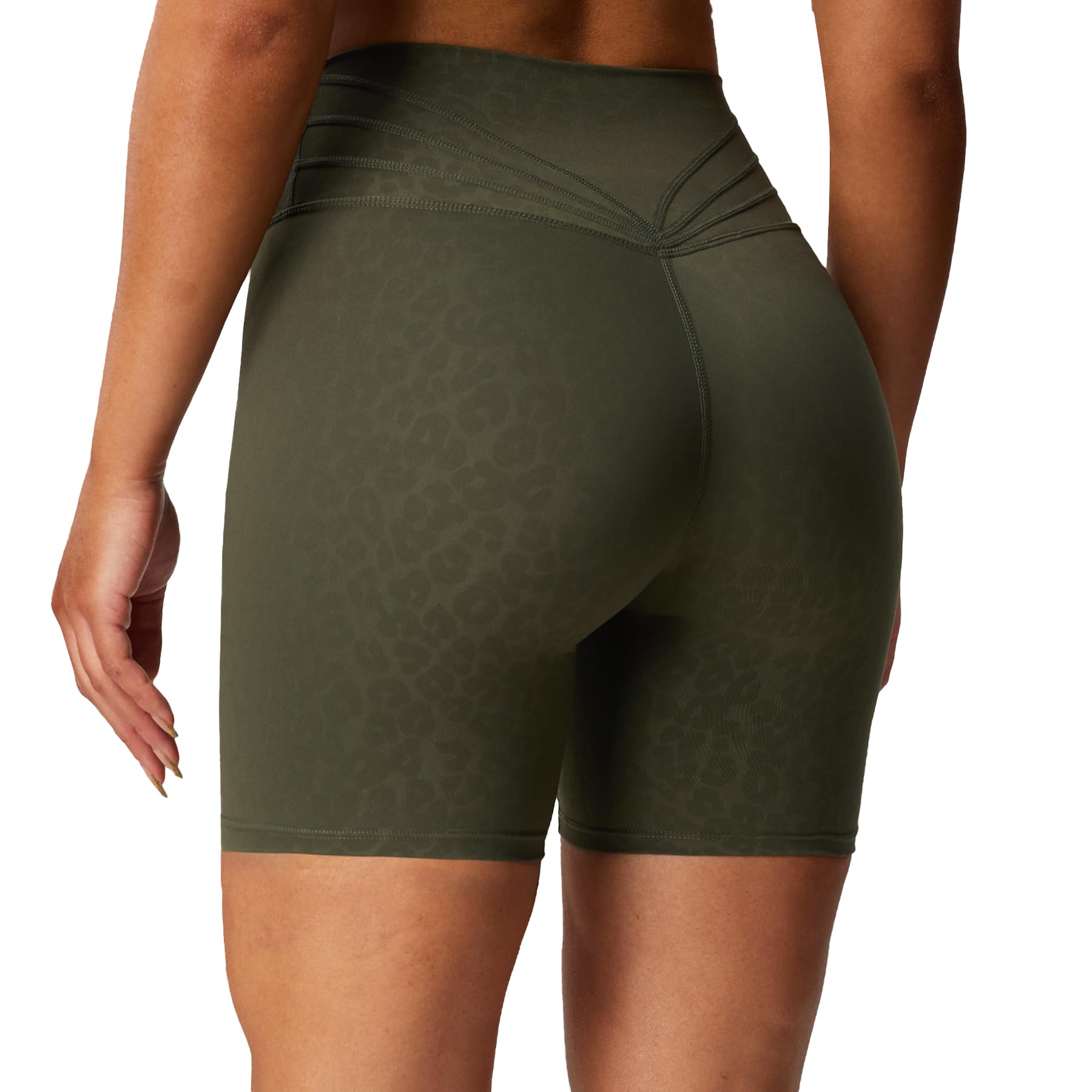 Aoxjox Trinity High-Waist Biker Shorts 6"