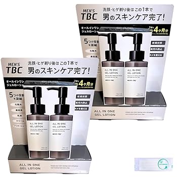 フェイスジェル・ゲル TBC gel Amazon.co.jp: メンズtbc オールインワンジェルローション (120g