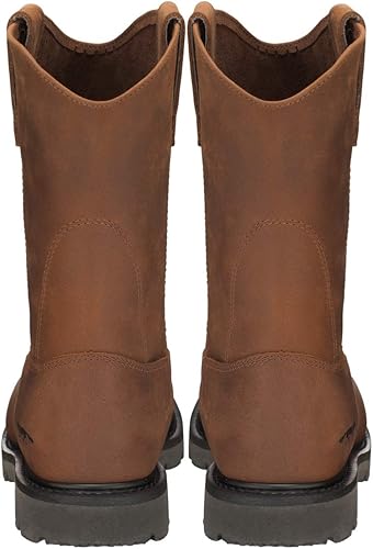 Miniatura 3 de Golden Fox - Botas de trabajo para hombre de cuero Wellington para granja y construcción