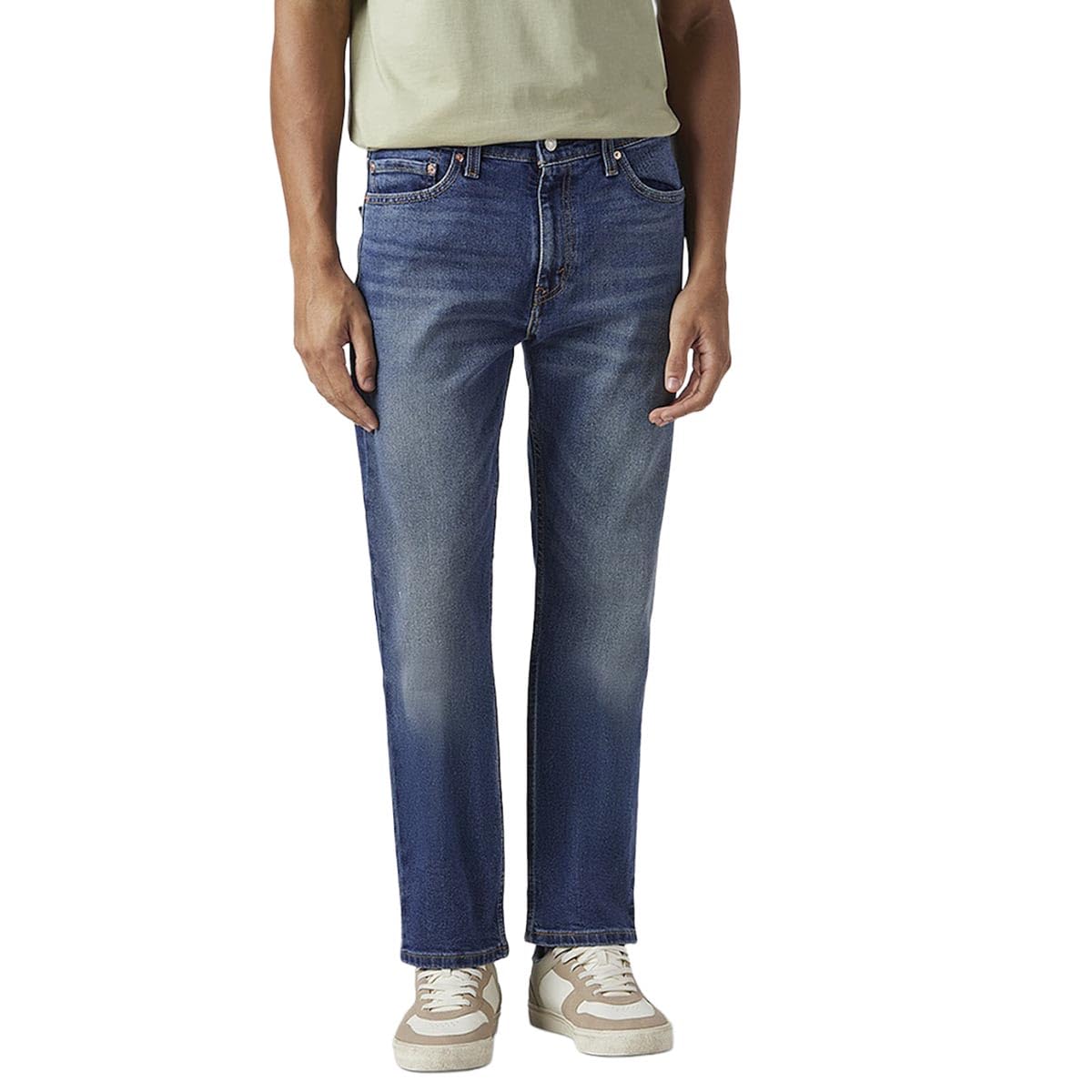 Men's 513 Mid Indigo Straight Fit Mid Rise Jeans-image-38