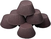 Vista 2 de qiqee 300 Count Jumbo Cupcake Liners Coffee Muffin Liners Food Grade Jumbo Size Baking Cups Paper No Smells（Large Size）