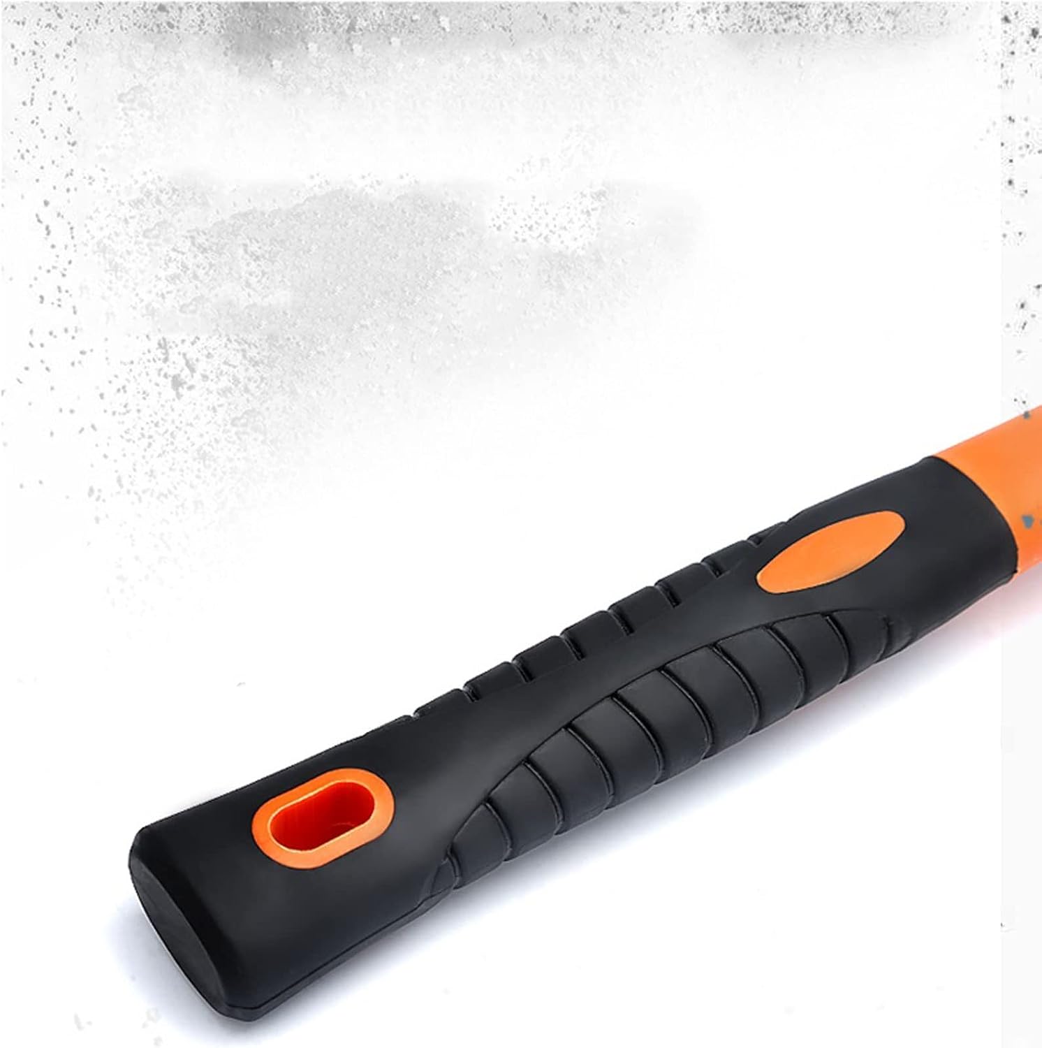 INLIMA Hammer Wooden Handle for DIY Hand Tool Rubber Non-elastic Hammer Black Tile Hammer with Round Hea