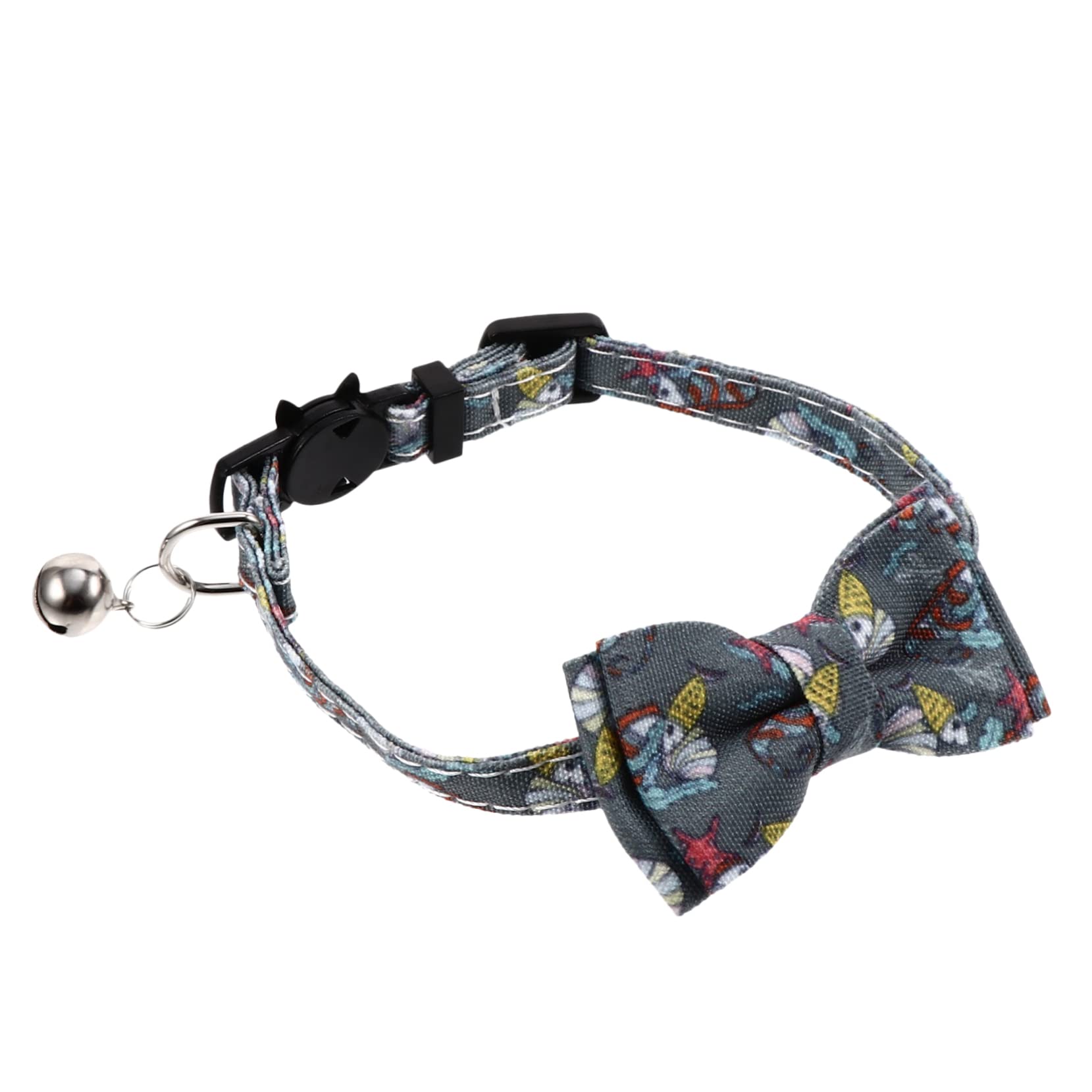 Collar colorido con campana de cuello para mascota gato y perro