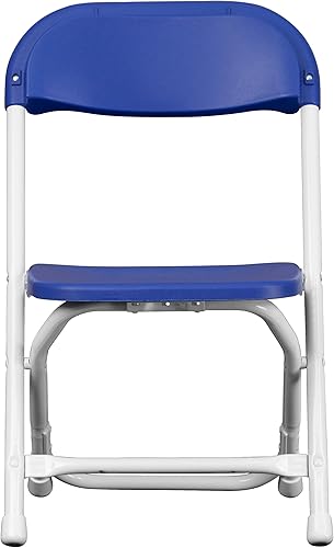 Miniatura 9 de Flash Furniture Paquete de 2 sillas plegables de plástico azul para niños