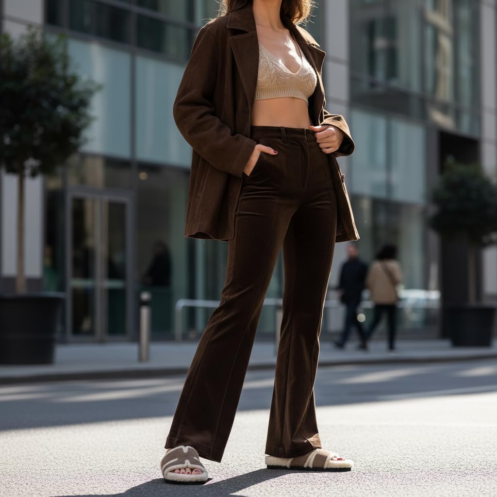 CUSHIONAIRE Cuddle Fur Slippers for Women Faux Shearling Slide Sandal +Memory Foam, Wide Widths Available