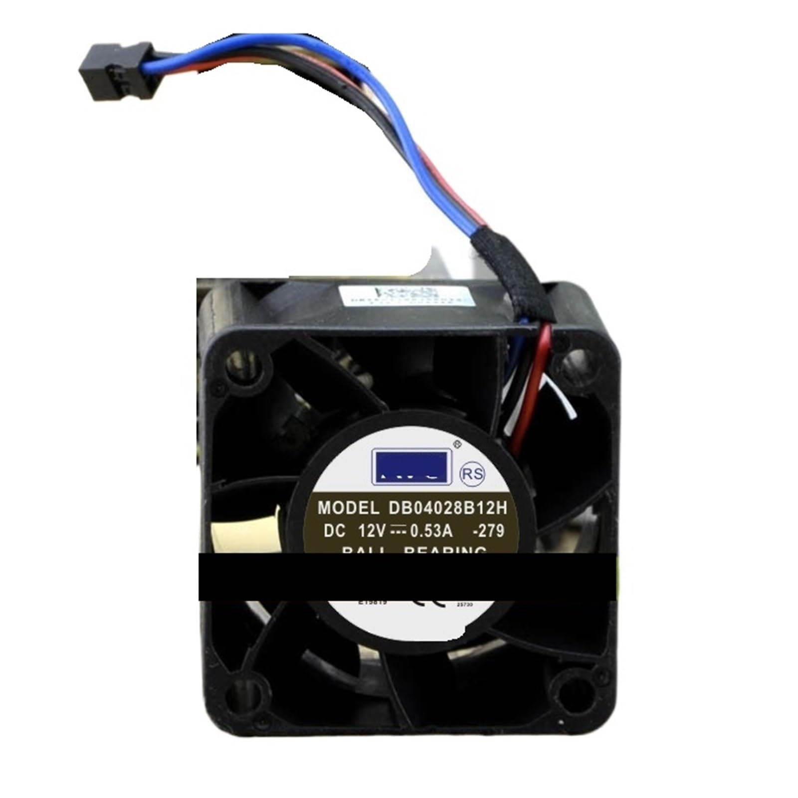 Ventilador DB04028B12H de 12V y 4cm con conector PWM de 4 pines para servidores 2U