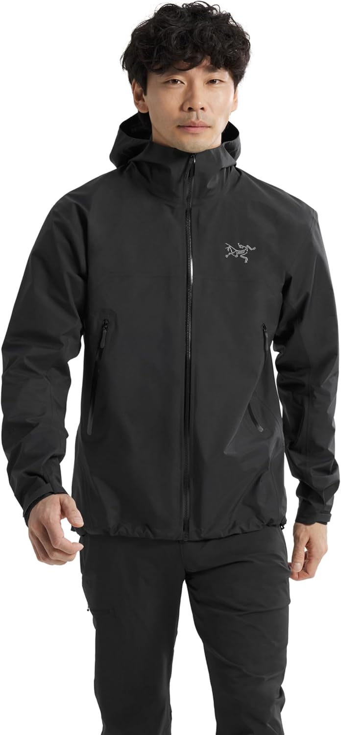 Arc'teryx Beta Jacket Men's | Gore-Tex ePE Shell, Maximum Versatility - Hiking Jacket, Waterproof Rain Jacket | Black, X-Large