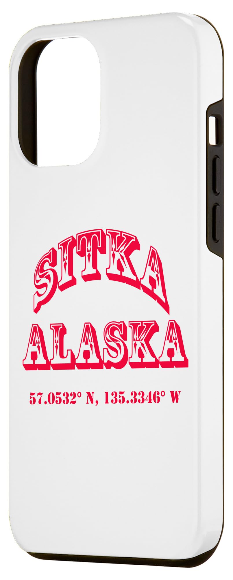 Amazon.com: iPhone 14 Pro Max Sitka Alaska Coordinates Case : Cell Phones &  Accessories