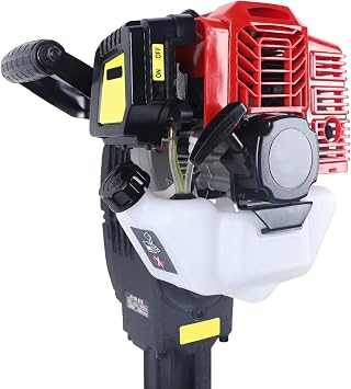 Tree Excavator, 52CC 2-Stroke Handheld Trencher Digger Machine, 1900W Gas Powered Digging Portable Tree Excavator, Tree Digger Gasoline Garden Shovel for Farm, Home,Sapling Tree Planting