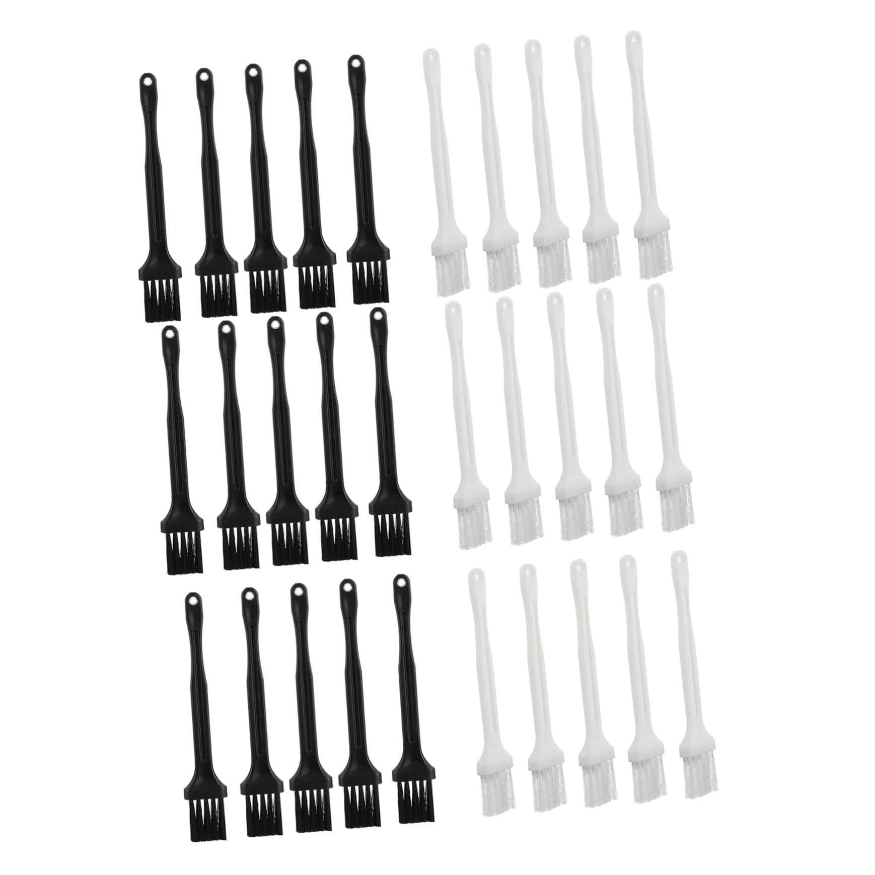 Gogogmee 30pcs Men's Beard Scrubber Detangler Shaving Brush Set Soft Nylon Bristles Gentle for Barbers