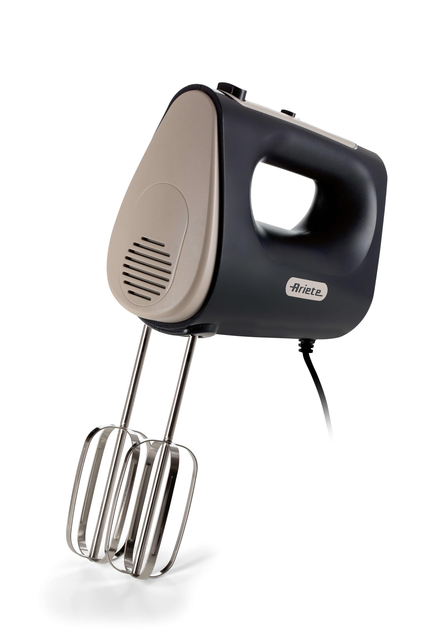 Ariete 450W Hand Mixer Electric Blender with Stainless Steel Whisks, 5 Speed Settings & Turbo Function, Handheld Food Mixer with 2 Beaters for Baking, Cake & Dough Mixing