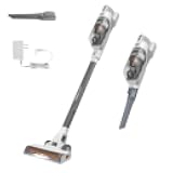 BLACK+DECKER POWERSERIES+ 20V MAX Cordless Stick Vacuum Cleaner with LED Floor Lights, Bagless, Lightweight, Cordless Vacuum Cleaners for Home, Up to 44 Mins Runtime, Powerful Suction,Gray (BHFEA520J)