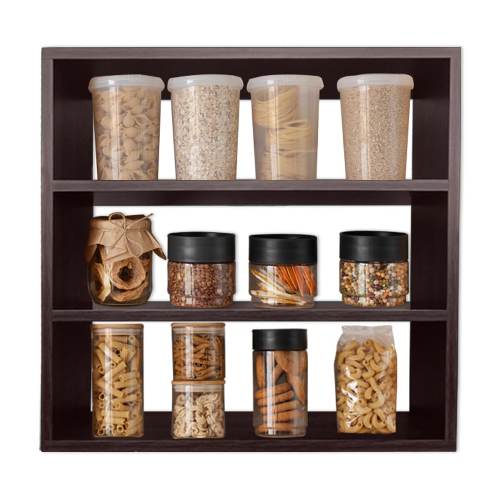 STYLEX INTERIO Wooden Kitchen Shelf | Wall Mounted Multipurpose