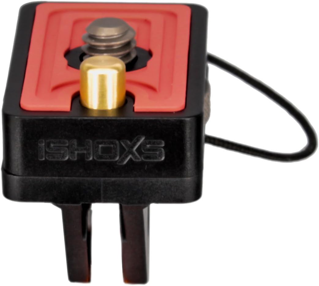 Videopin Tripod-2-ProFork Adapter - Suitable for All Devices Like Sony, Panasonic, Rollei and Others with 1/4" Thread Connections and Hole for videopin