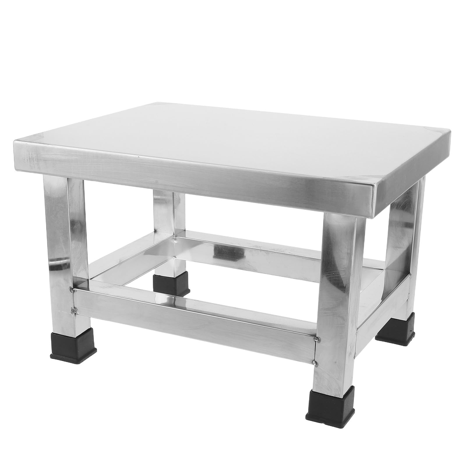 Tabouret en acier inoxydable de cuisine : marchepied métal pour organiser vos placards