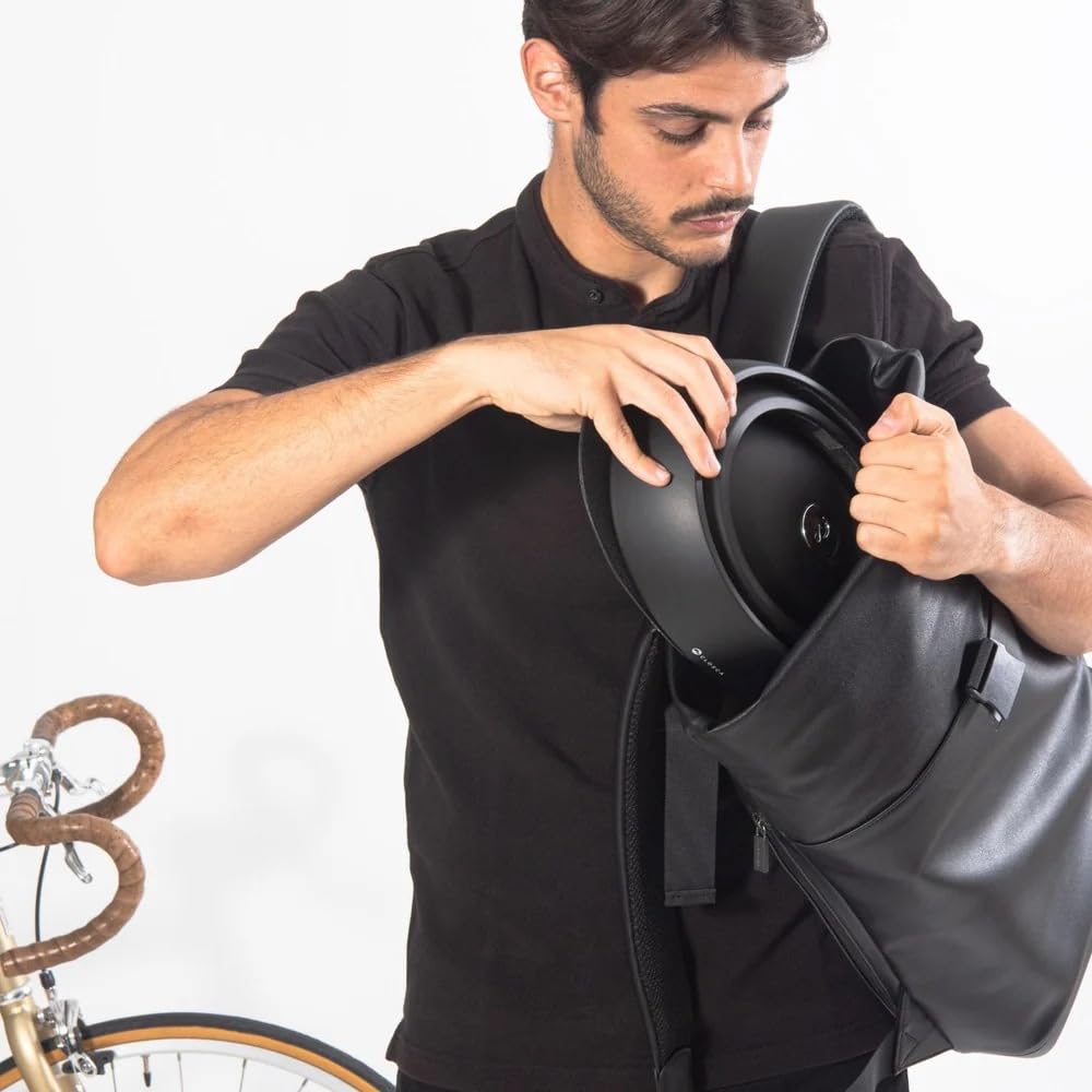 CLOSCA. Casco pieghevole da bicicletta. Casco con visiera.